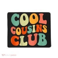 Cool Cousin Club Retro Cousin Matching Family Crew Mousepad thumb 0