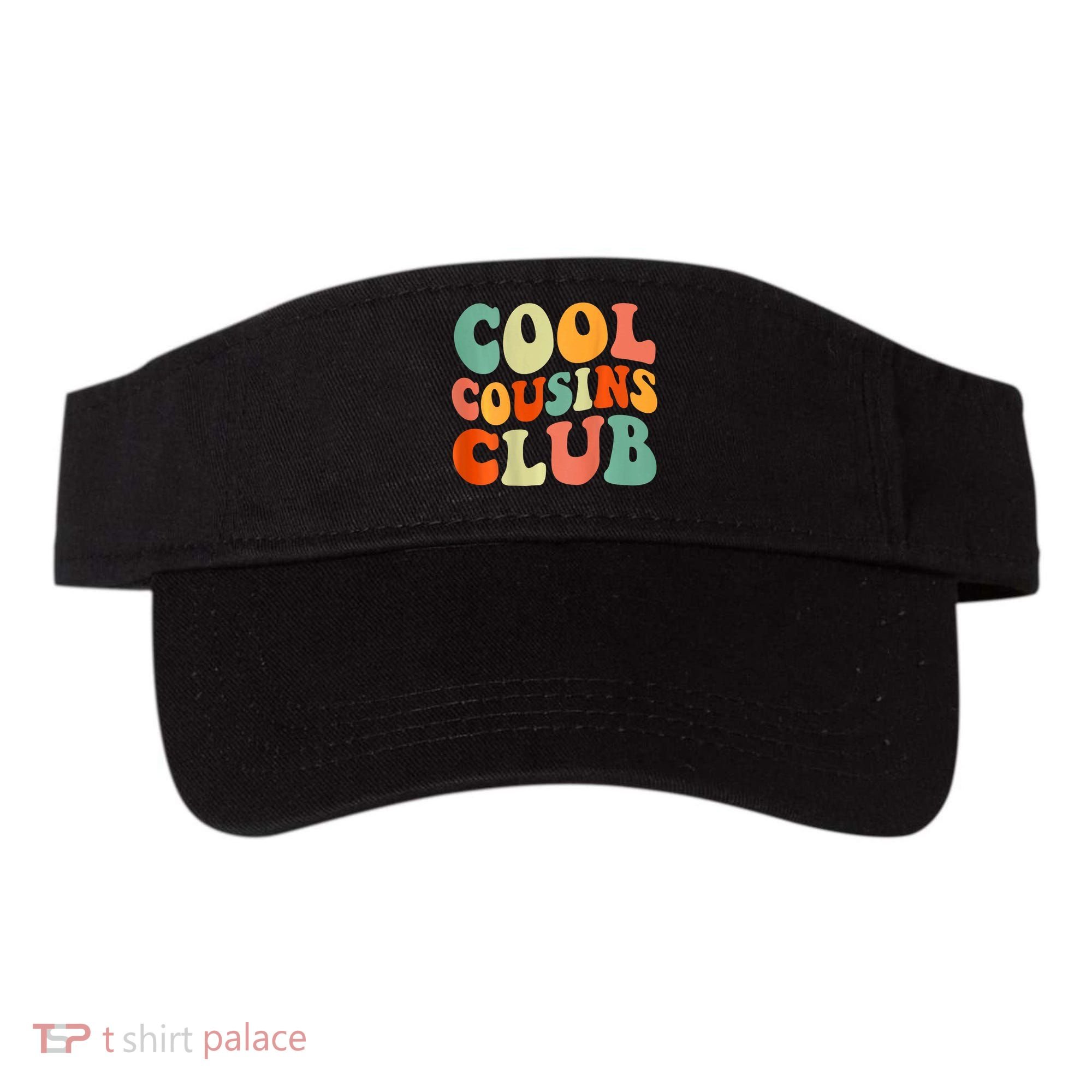 Cool Cousin Club Retro Cousin Matching Family Crew Visor