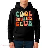 Cool Cousin Club Retro Cousin Matching Family Crew Kids Hoodie thumb 4