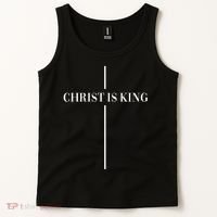 Christian Christianity Christ Is King Jesus Christ Catholic Tank Top thumb 2