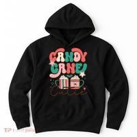 Candy Cane Cutie Festive Graphic Hoodie thumb 0