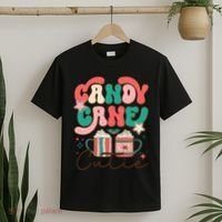 Candy Cane Cutie Festive Graphic T-Shirt thumb 2