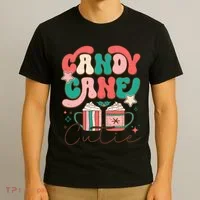 Candy Cane Cutie Festive Graphic T-Shirt thumb 3