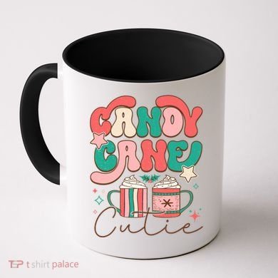 Candy Cane Cutie Festive Graphic Coffee Mug