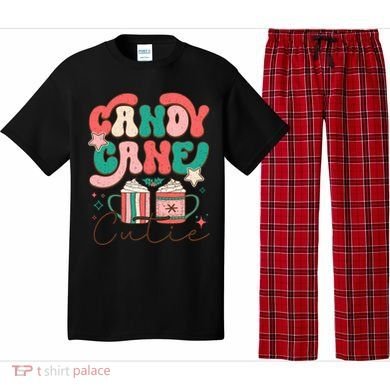 Candy Cane Cutie Festive Graphic Pajama Set