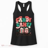 Candy Cane Cutie Festive Graphic Women's Tank Top thumb 0