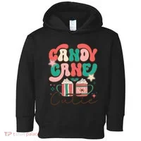 Candy Cane Cutie Festive Graphic Toddler Hoodie thumb 0
