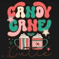 Candy Cane Cutie Festive Graphic Toddler Hoodie thumb 2