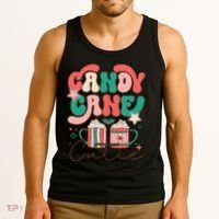 Candy Cane Cutie Festive Graphic Tank Top thumb 3