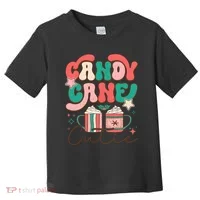 Candy Cane Cutie Festive Graphic Toddler T-Shirt thumb 0