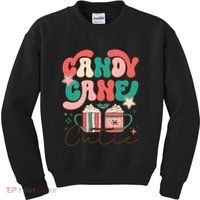 Candy Cane Cutie Festive Graphic Kids Sweatshirt thumb 0