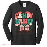 Candy Cane Cutie Festive Graphic Kids Long Sleeve Shirt thumb 0