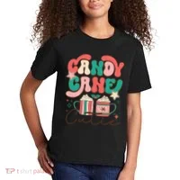 Candy Cane Cutie Festive Graphic Kids T-Shirt thumb 2