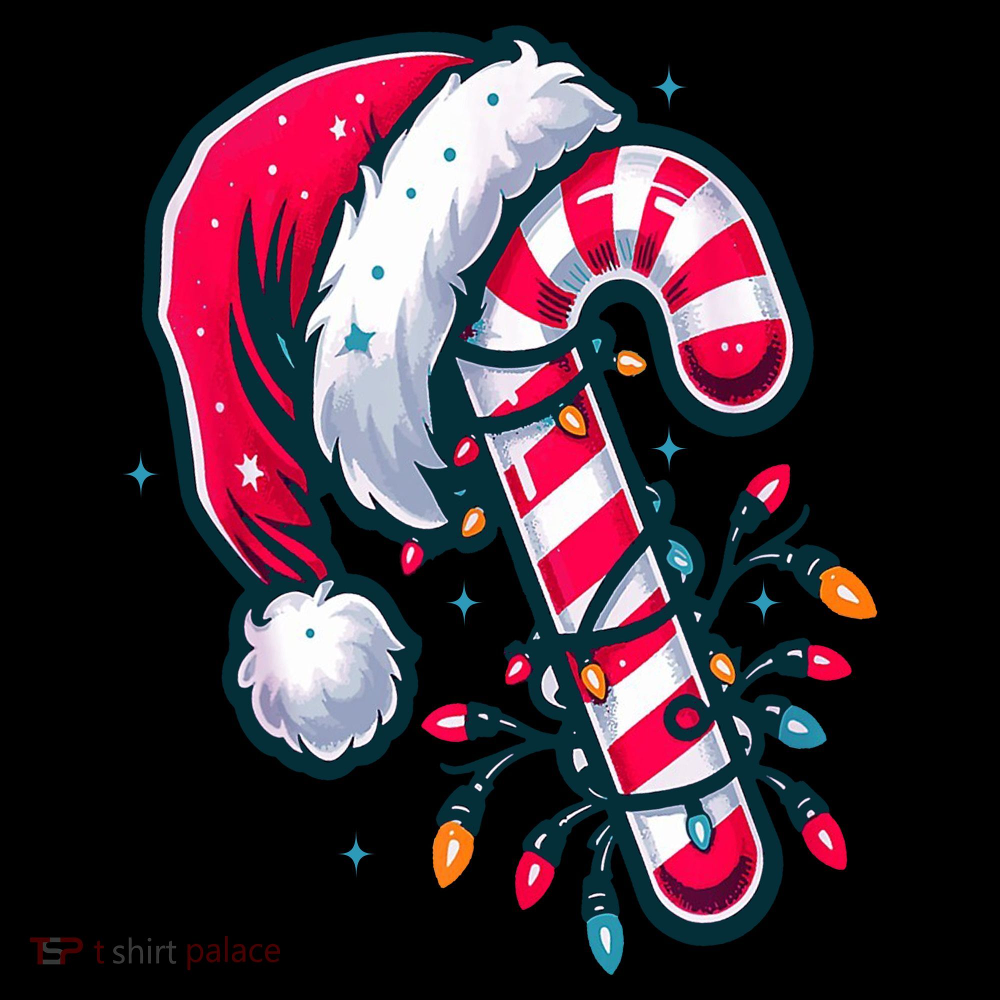 Candy Cane Christmas Lights Holiday Apron