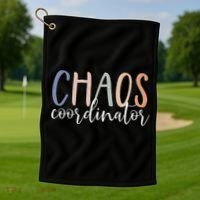 Chaos Coordinator Golf Towel thumb 1