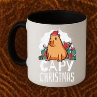 Capy Christmas Capybara Coffee Mug thumb 2