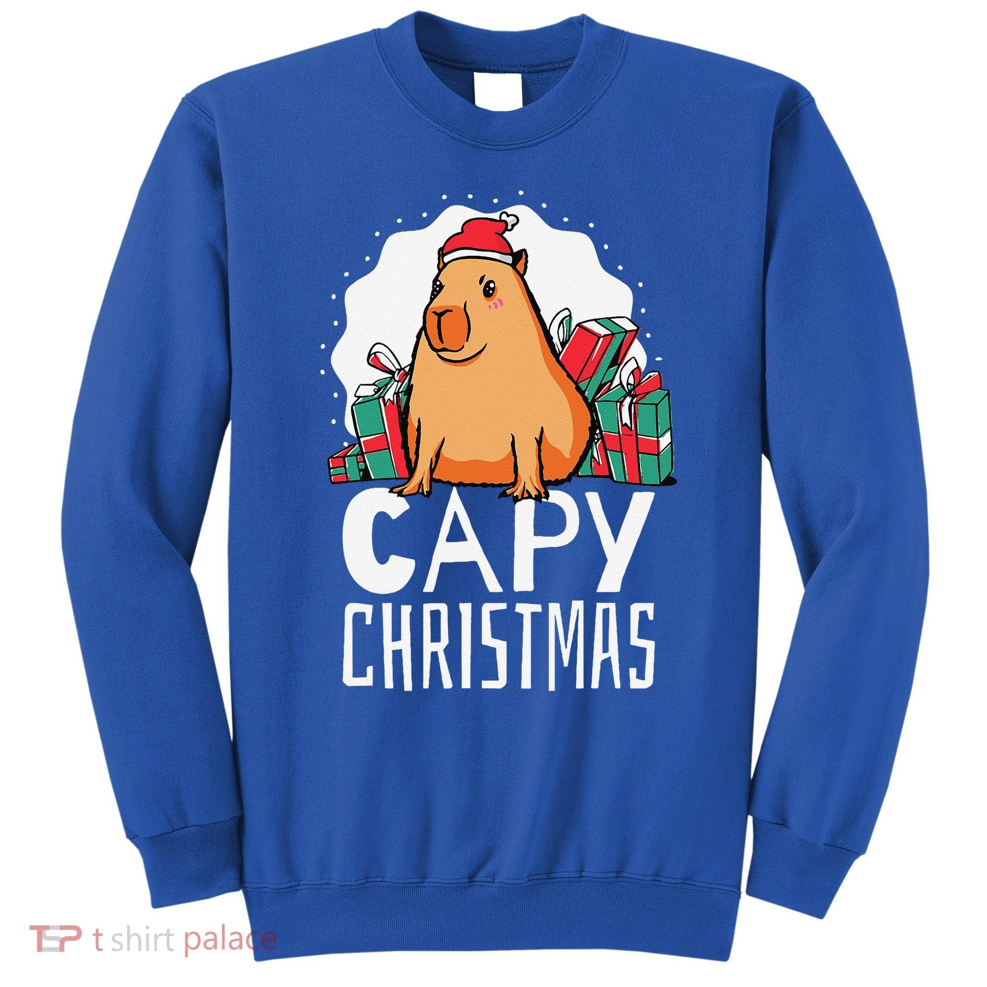 Capy Christmas Capybara Sweatshirt