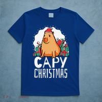 Capy Christmas Capybara T-Shirt thumb 5
