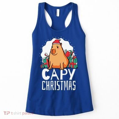 Capy Christmas Capybara Women's Tank Top