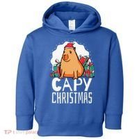 Capy Christmas Capybara Toddler Hoodie thumb 0