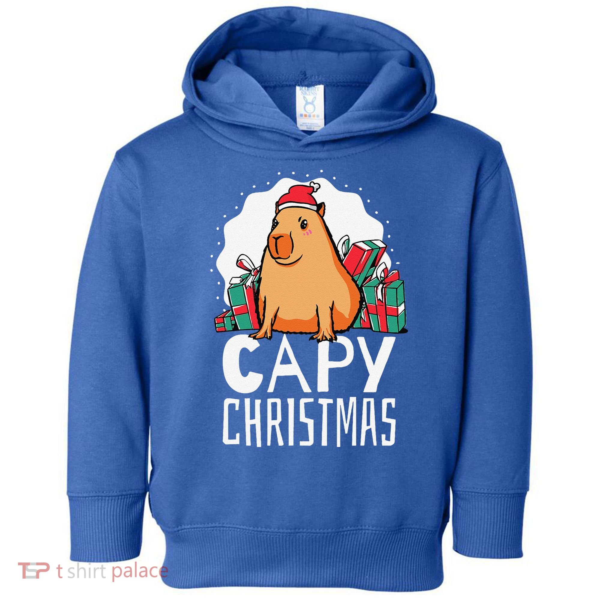 Capy Christmas Capybara Toddler Hoodie