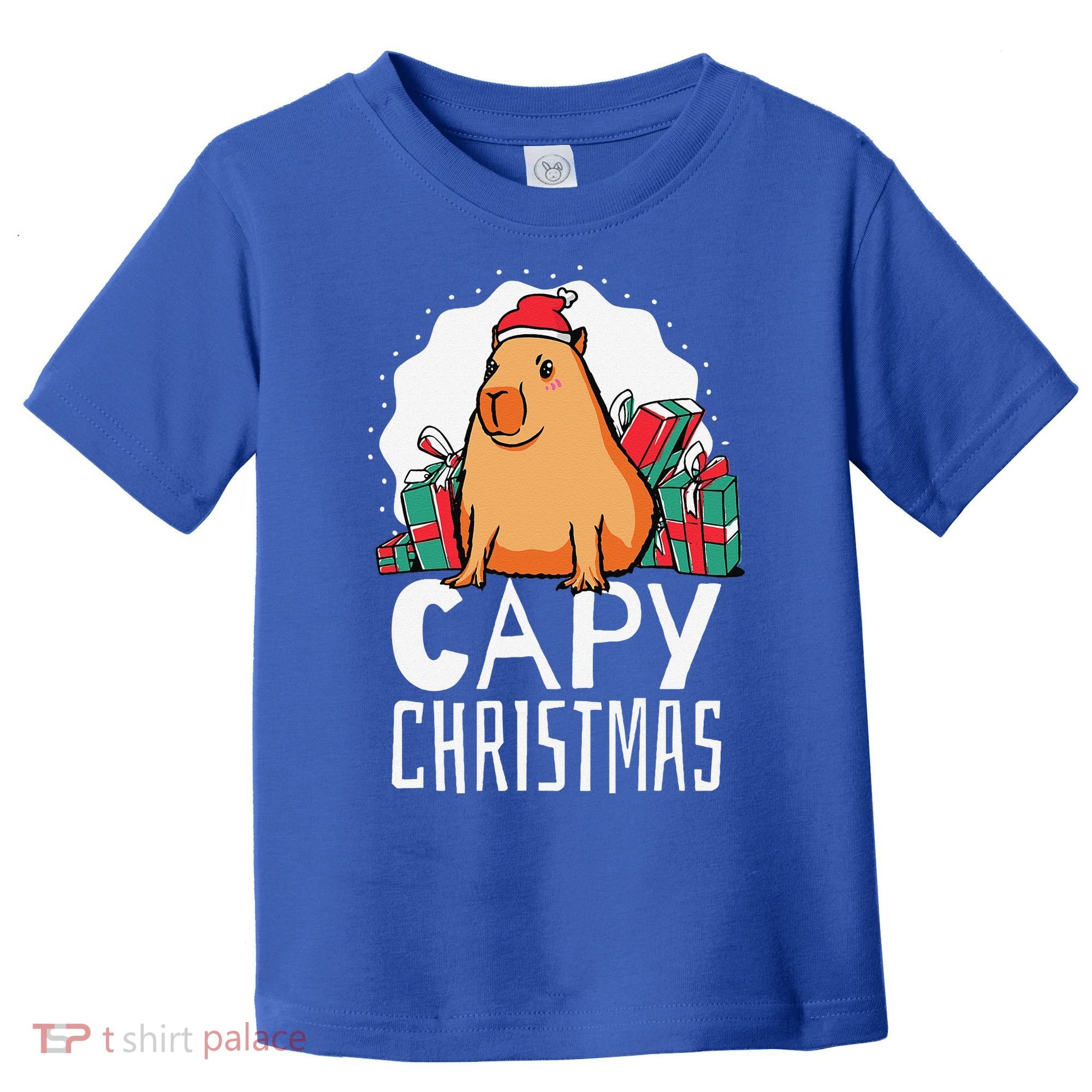 Capy Christmas Capybara Toddler T-Shirt