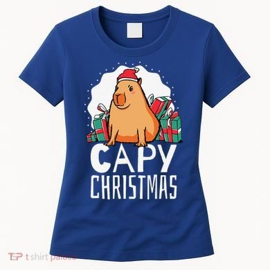 Capy Christmas Capybara Women's T-Shirt