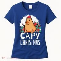 Capy Christmas Capybara Women's T-Shirt thumb 0