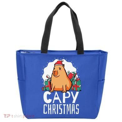 Capy Christmas Capybara Tote Bag