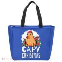 Capy Christmas Capybara Tote Bag thumb 0