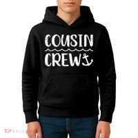 Cousin crew cruise summer vacation Kids Hoodie thumb 4