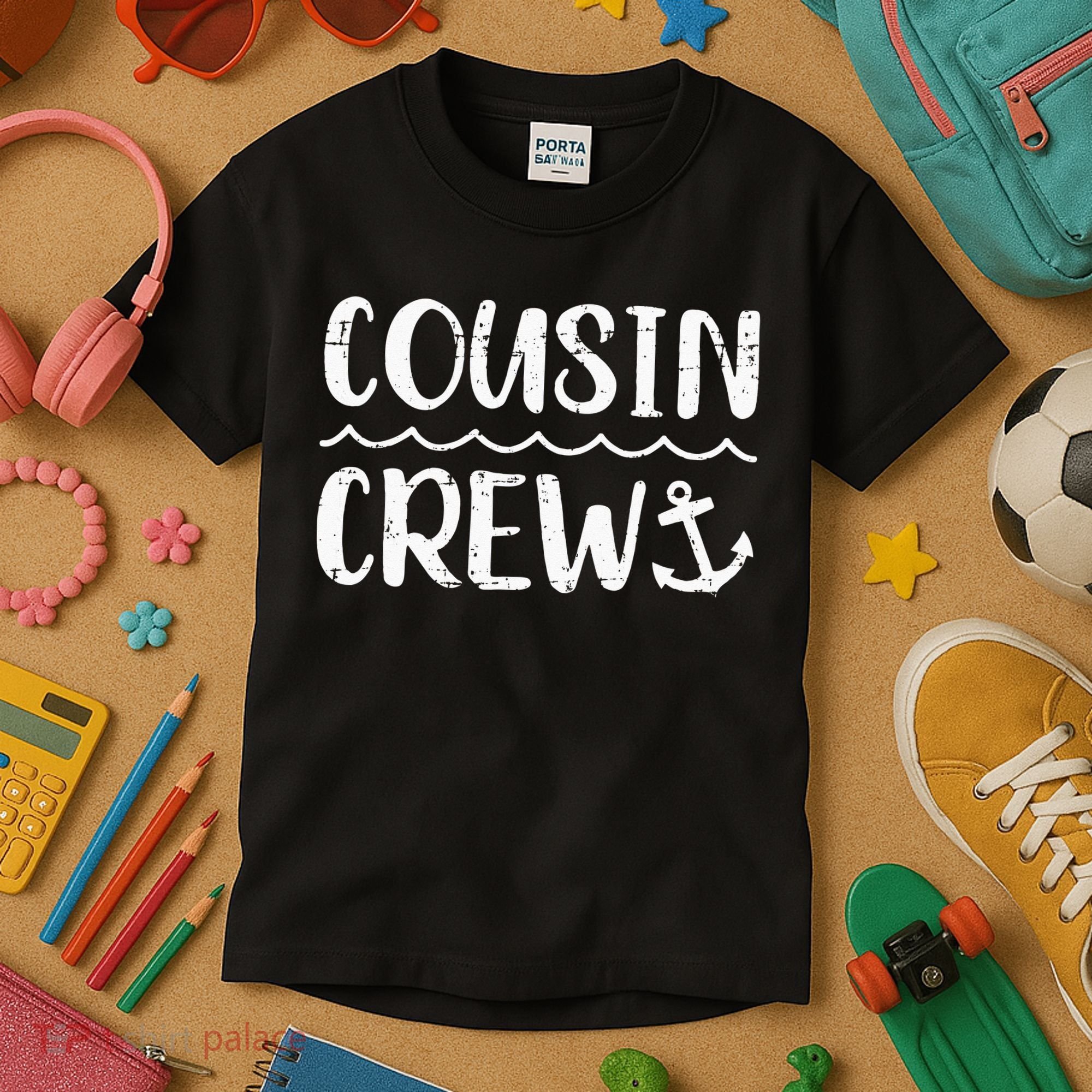 Cousin crew cruise summer vacation Kids T-Shirt