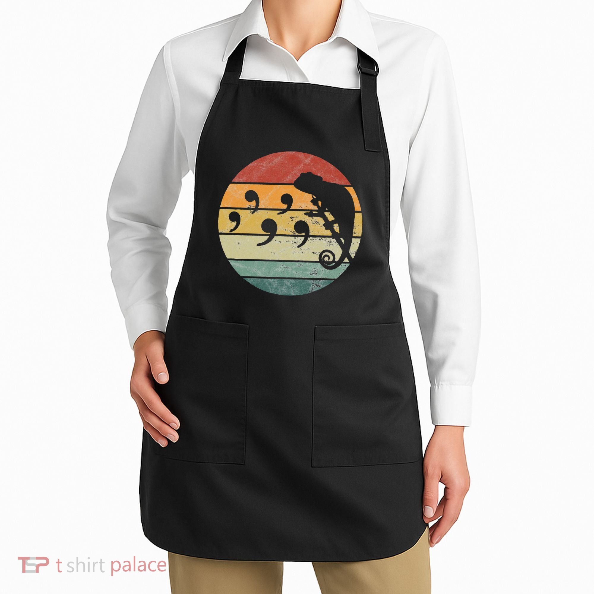 Comma Chameleon Apron