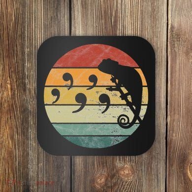 Comma Chameleon Coaster