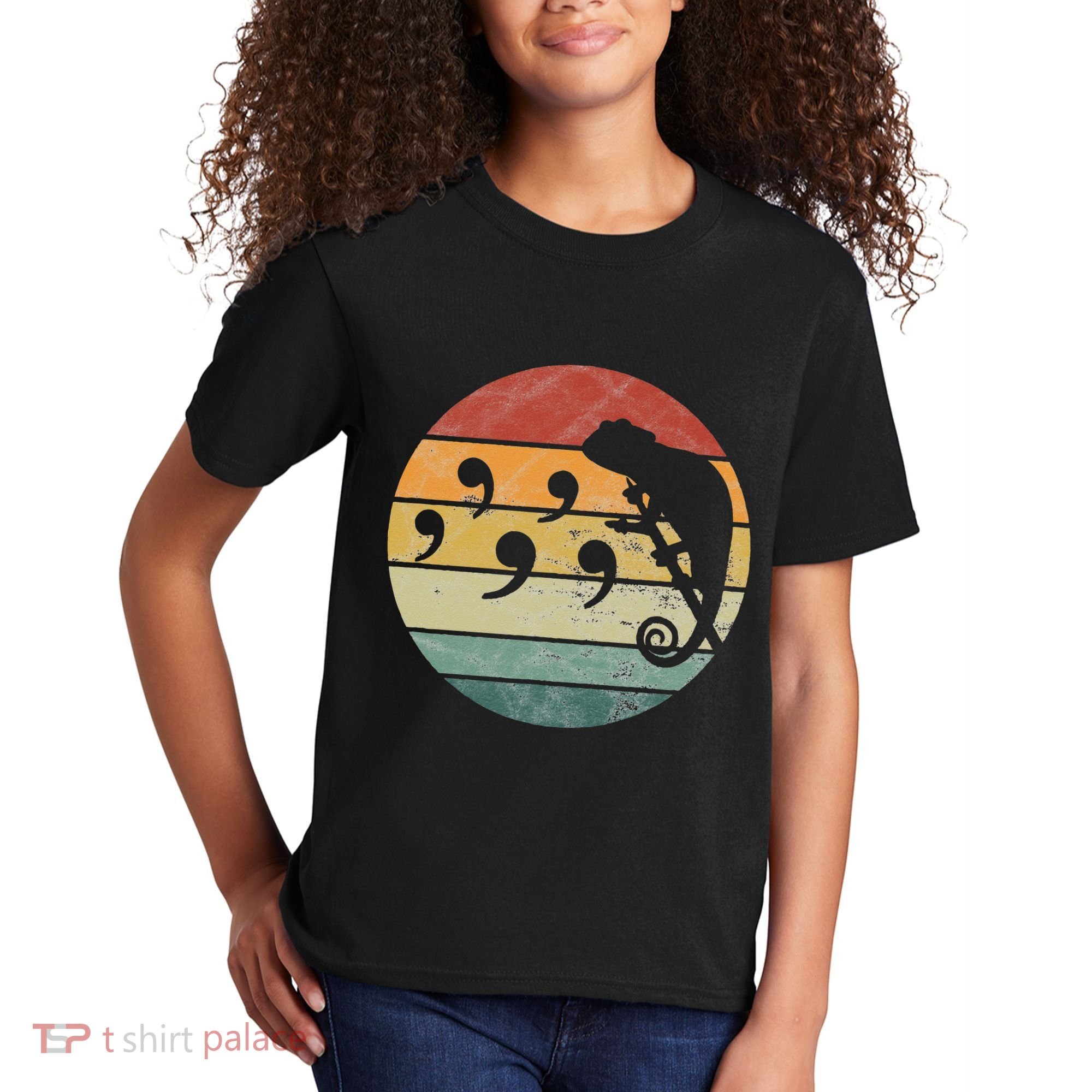 Comma Chameleon Kids T-Shirt