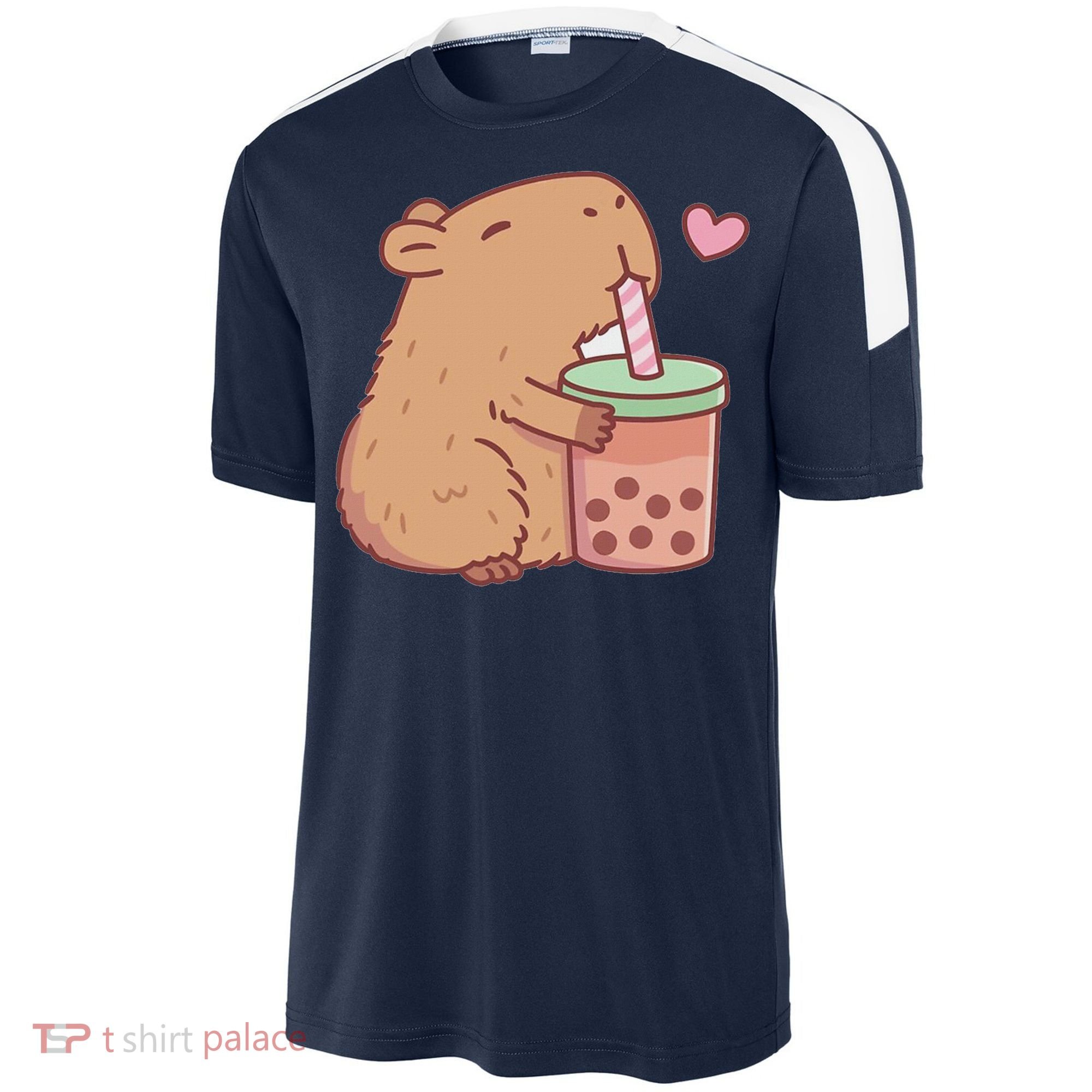 Cute Capybara Drink Boba Tea Capybaras Lover Sport-Tek Competitor United Soccer Jersey