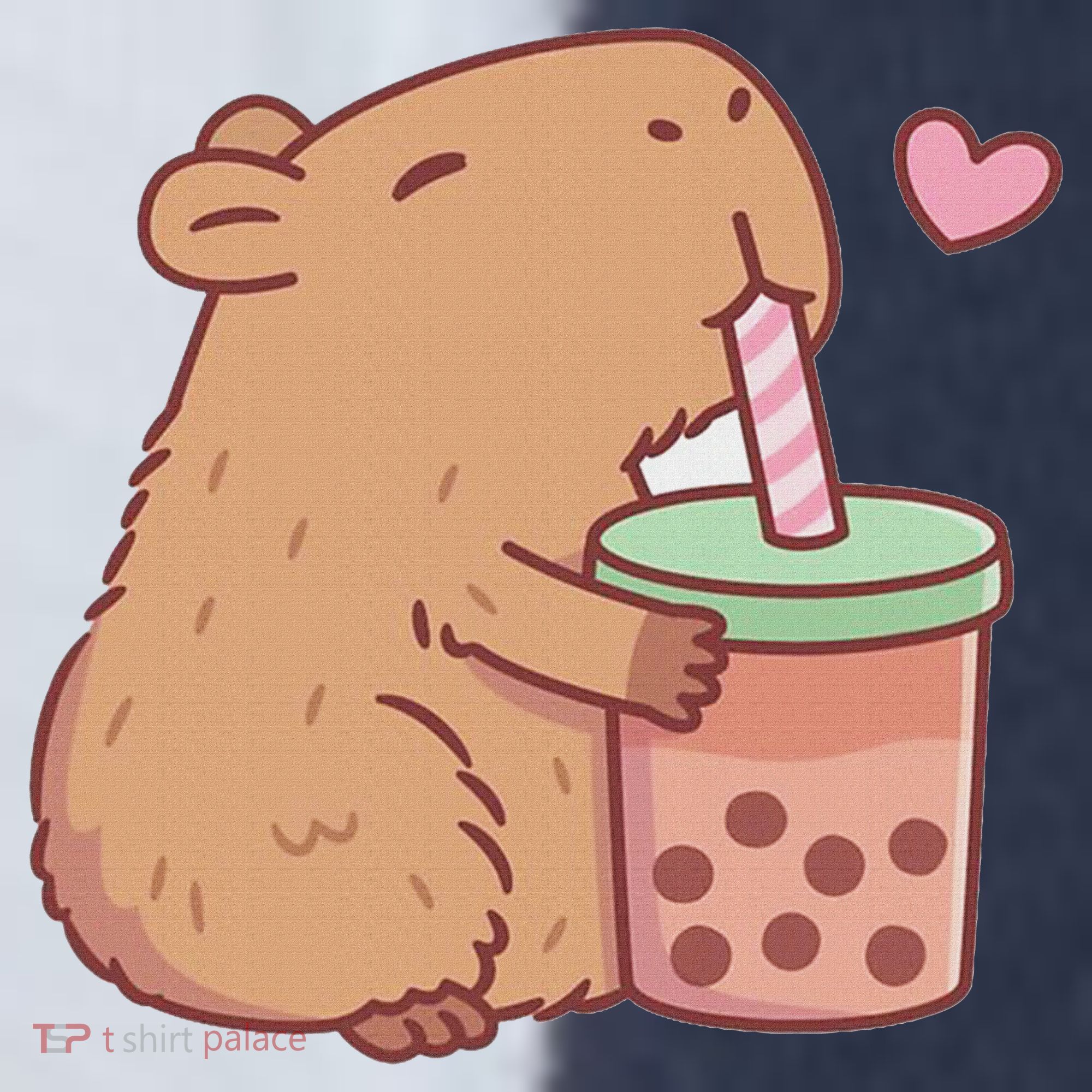 Cute Capybara Drink Boba Tea Capybaras Lover Sport-Tek Competitor United Soccer Jersey