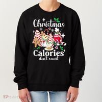 Christmas Calories DonT Count Women's Sweatshirt thumb 0