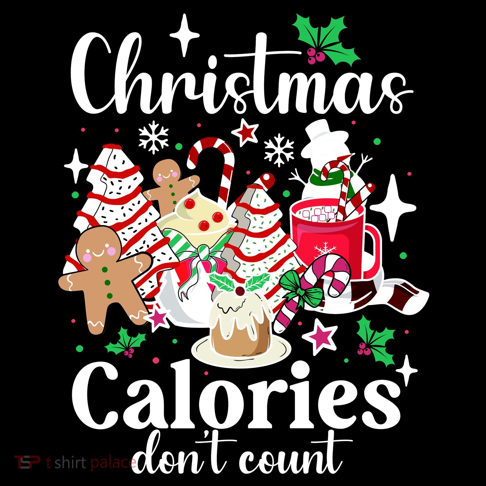 Christmas Calories DonT Count Backpack