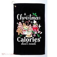 Christmas Calories DonT Count Golf Towel thumb 0