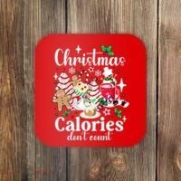Christmas Calories DonT Count Coaster thumb 0