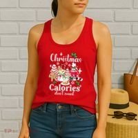 Christmas Calories DonT Count Women's Tank Top thumb 2