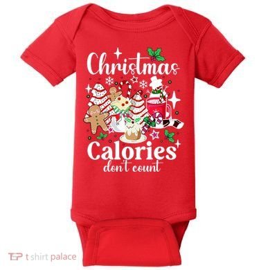 Christmas Calories DonT Count Baby Bodysuit