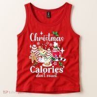 Christmas Calories DonT Count Tank Top thumb 2