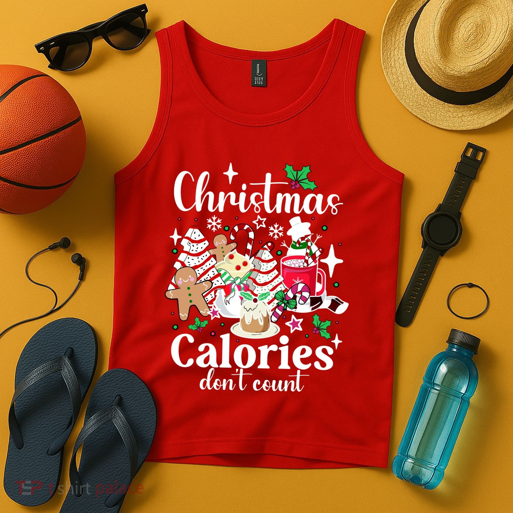 Christmas Calories DonT Count Tank Top