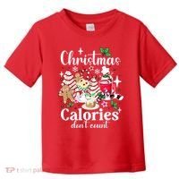 Christmas Calories DonT Count Toddler T-Shirt thumb 0