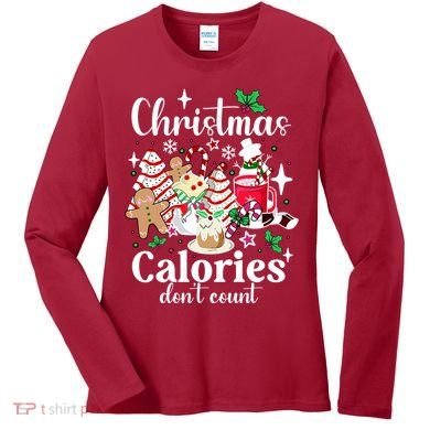Christmas Calories DonT Count Women's Long Sleeve Shirt