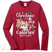 Christmas Calories DonT Count Women's Long Sleeve Shirt thumb 0