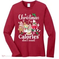 Christmas Calories DonT Count Women's Long Sleeve Shirt thumb 0