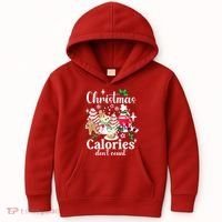 Christmas Calories DonT Count Kids Hoodie thumb 0